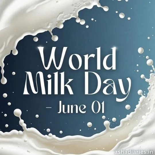 World Milk Day artistic milk splash background image for dairy and nutrition celebration