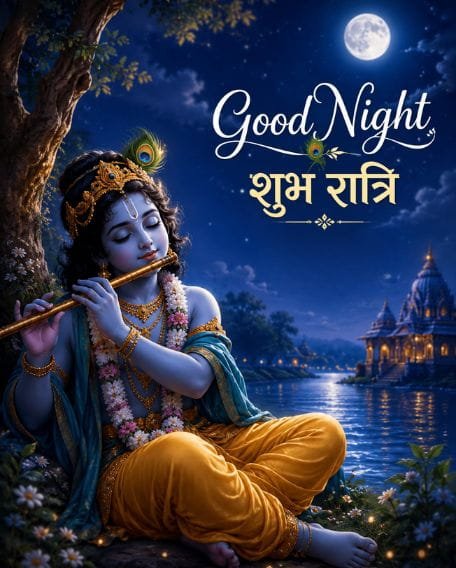 Krishna Good Night Images