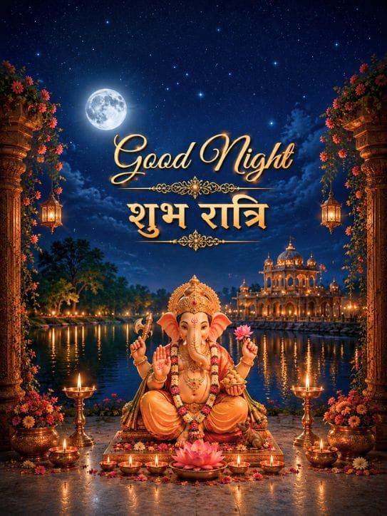 Ganesh Ji Good Night Images