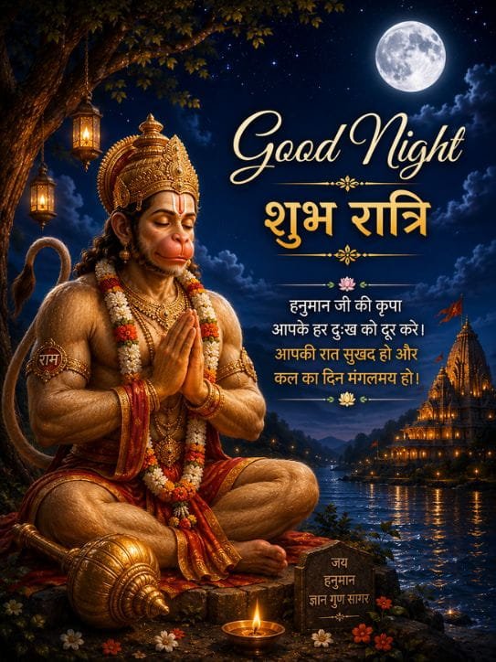 Hanuman Ji Good Night Images