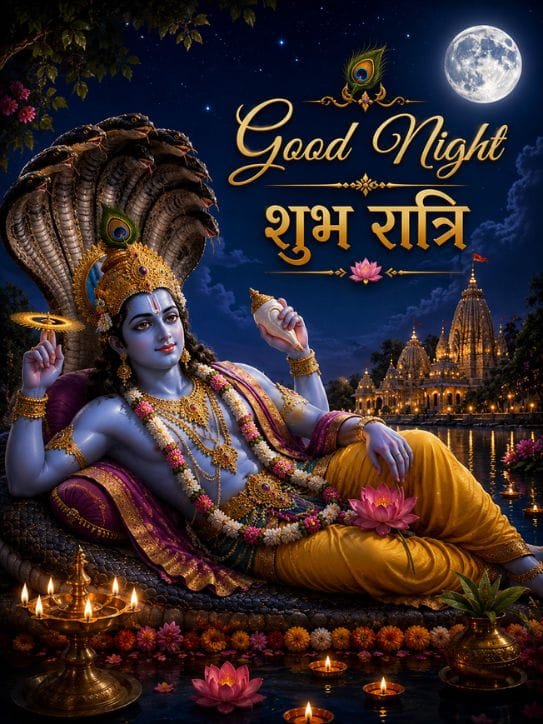 Vishnu Ji Good Night Images