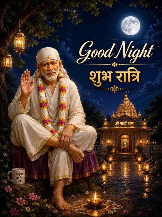 Sai Baba Good Night Images