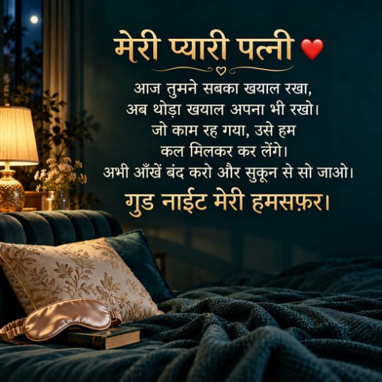Good Night Images for Husband in Hindi – Add a Photo | Asha Diaries